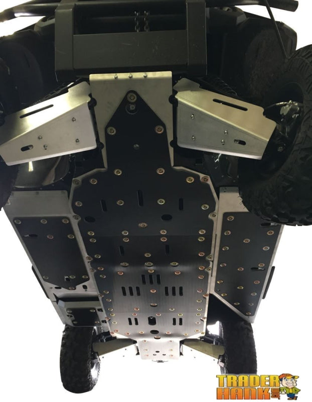Kawasaki Mule Pro FX Ricochet 10-Piece Complete Aluminum or UHMW Skid Plate Set | Ricochet Skid Plates - Free Shipping