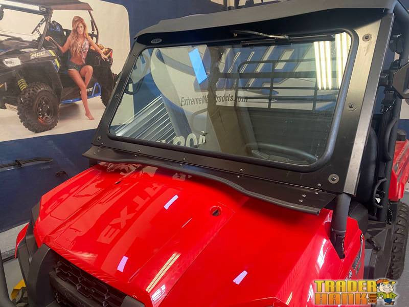 Kawasaki MULE PRO-MX Vented Glass Windshield | UTV Accessories - Free shipping
