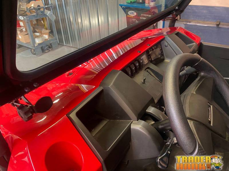 Kawasaki MULE PRO-MX Vented Glass Windshield | UTV Accessories - Free shipping