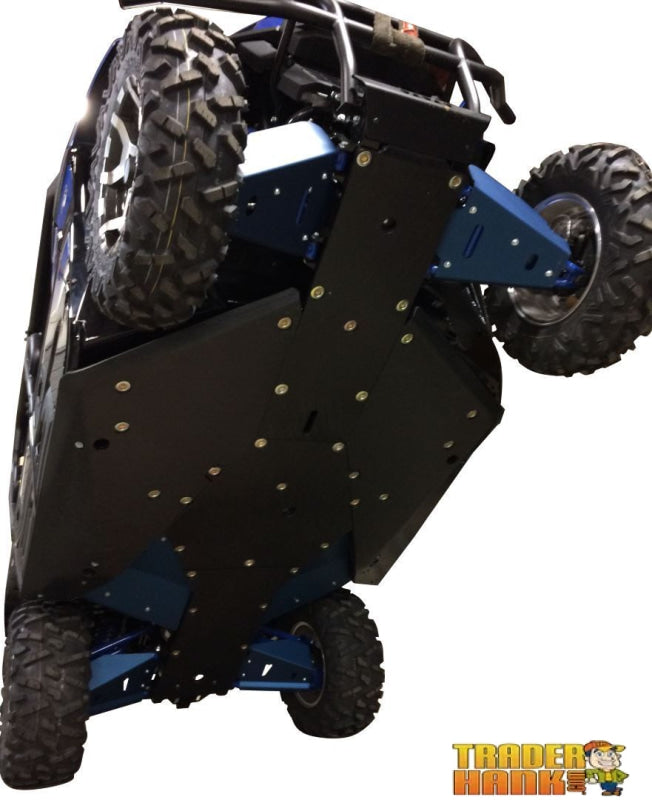 Kawasaki Teryx 800 & Teryx 4 Ricochet 12-Piece Complete Aluminum or UHMW Skid Plate Set | Ricochet Skid Plates - Free Shipping