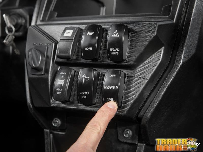 Kawasaki Teryx KRX 1000 MaxDrive Power Flip Windshield | UTV Accessories - Free shipping