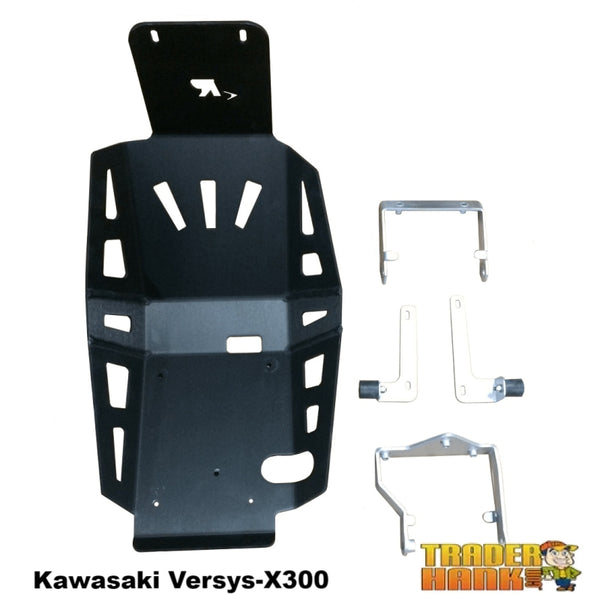 Kawasaki Versys-X300 Ricochet Aluminum Skid Plate | Ricochet Skid Plates - Free Shipping