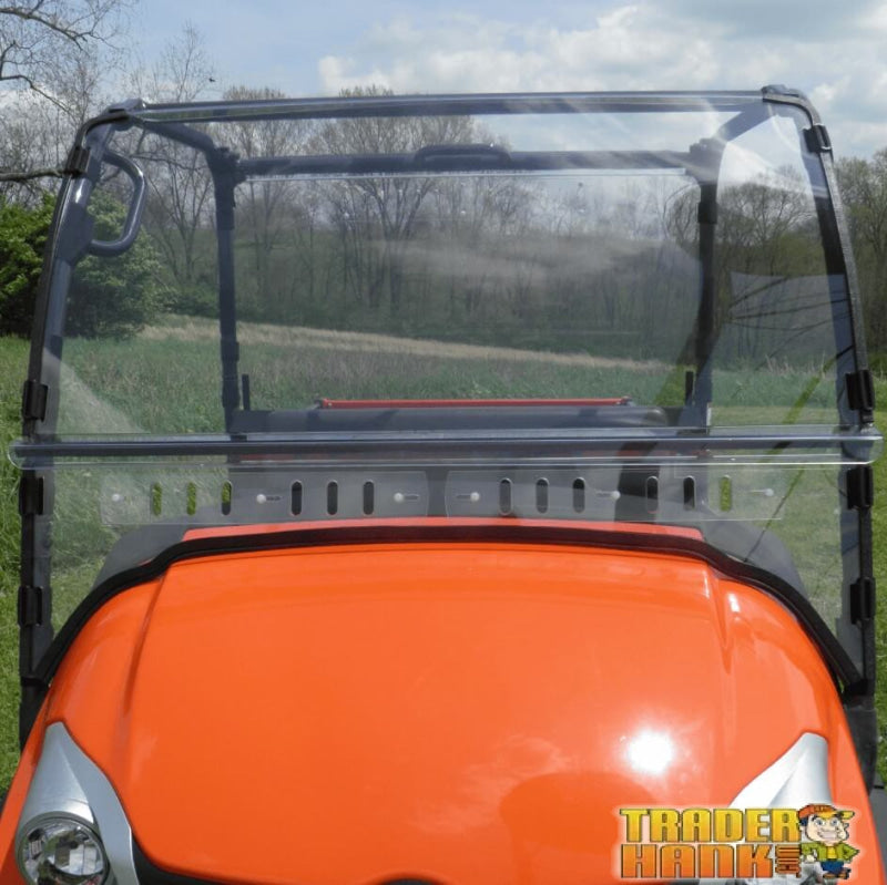 Kubota RTV 400 / 500 Hard-Coated Modular Two-Piece Front Windshield with Adjustable Vents | UTV ACCESSORIES - Free shipping
