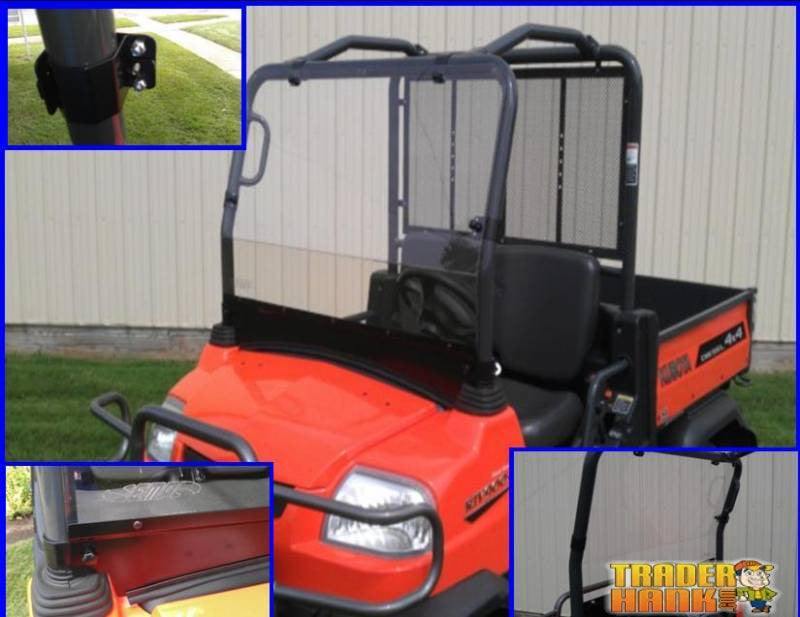 2005-2013 Kubota RTV900 Hard Coated Full Windshield | UTV ACCESSORIES - Free Shipping