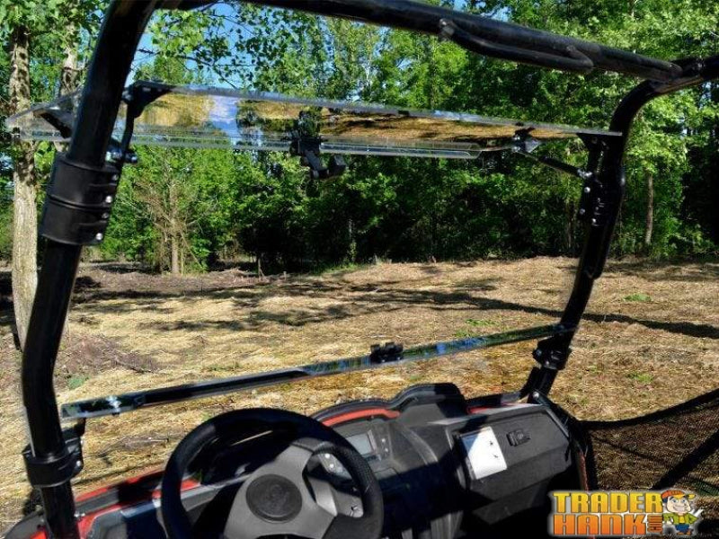 Kymco UXV 450 Scratch Resistant Flip Windshield | SUPER ATV WINDSHIELDS - Free Shipping