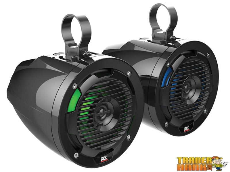 MTX MUD65PL UTV Speakers with LED Lights | Free shipping