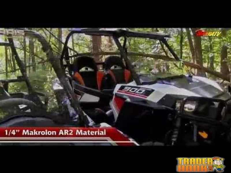 Odes Dominator Scratch Resistant Flip Windshield | SUPER ATV WINDSHIELDS - Free Shipping