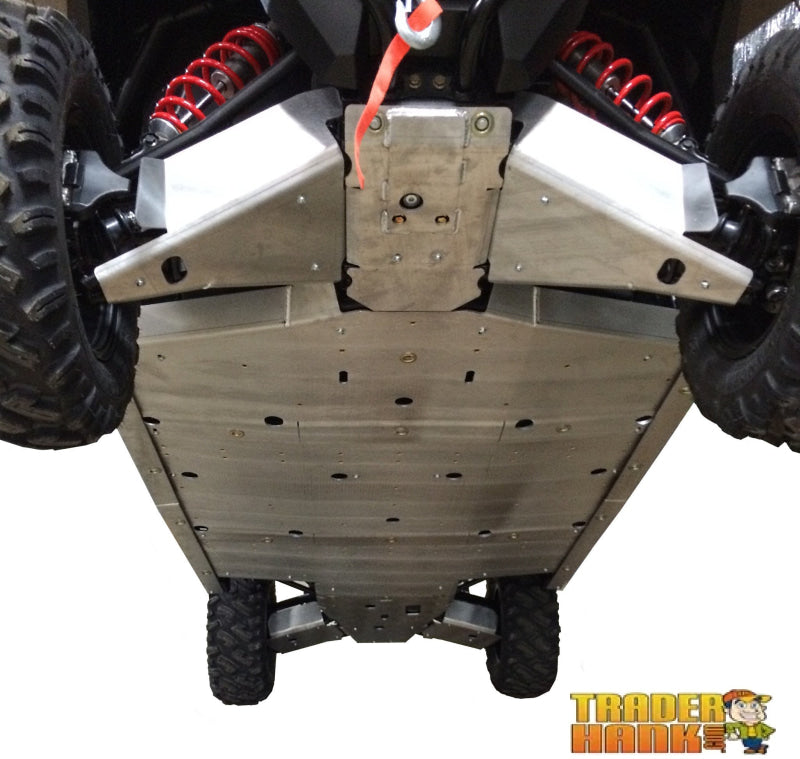 Polaris General 4 1000 Ricochet 11-Piece Complete Skid Plate Set in Aluminum or with 1/4 UHMW Layer | Ricochet Skid Plates - Free Shipping