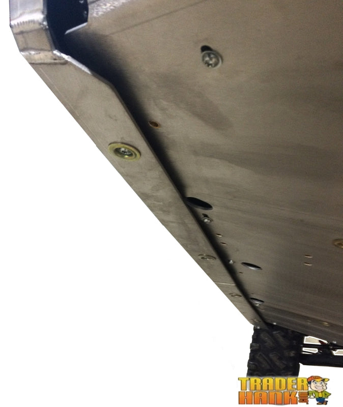 Polaris General 4 1000 Ricochet 2-Piece Aluminum Rock Slider Skid Plates | Ricochet Skid Plates - Free shipping