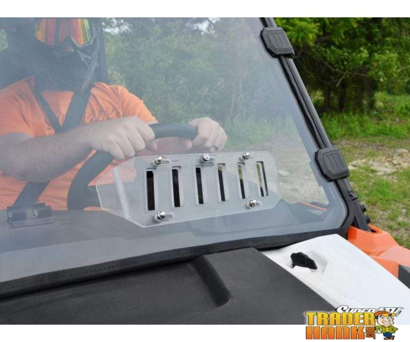 Polaris General XP 1000 Scratch Resistant Vented Full Windshield | SUPER ATV WINDSHIELDS - Free shipping