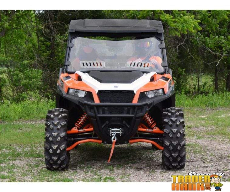 Polaris General XP 1000 Scratch Resistant Vented Full Windshield | SUPER ATV WINDSHIELDS - Free shipping