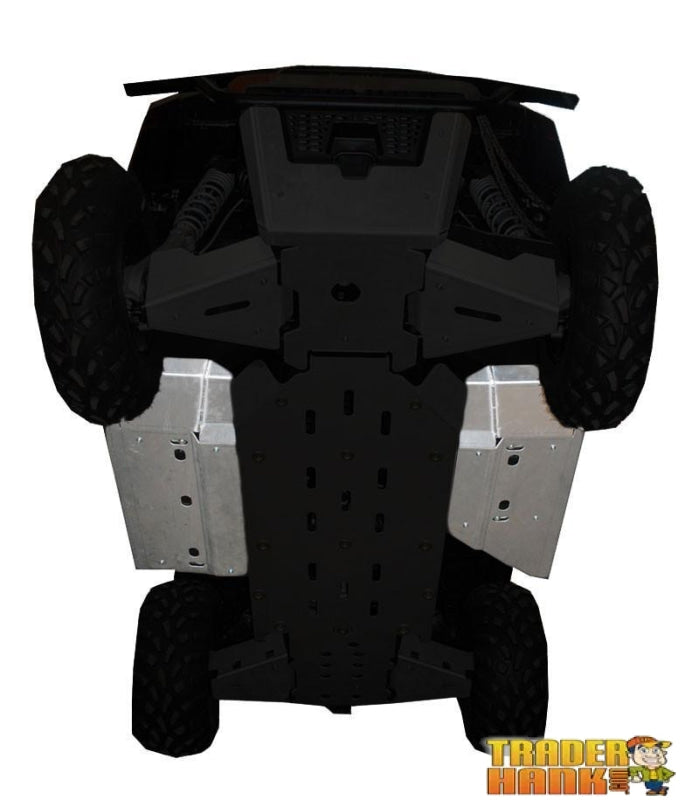 Polaris Ranger 800 Mid-Size Ricochet 2-Piece Rock Slider & Floor Board Skid Plate Set | Ricochet Skid Plates - Free Shipping