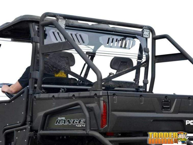 Polaris Ranger 900 Diesel Vented Full Rear Windshield | SUPER ATV WINDSHIELDS - Free Shipping