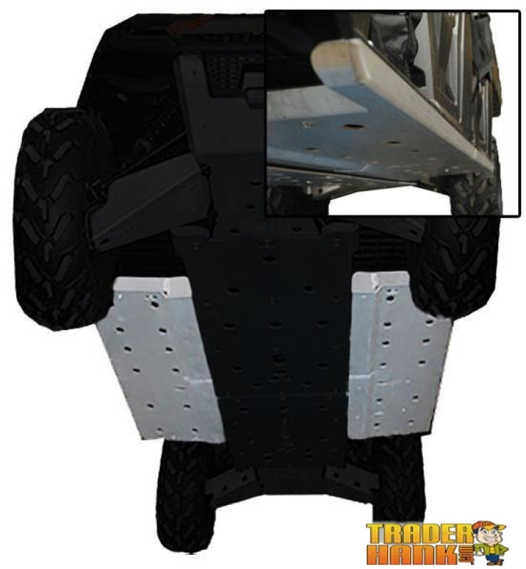 Polaris Ranger Crew 800 Ricochet 2-Piece Rock Slider & Floorboard Skid Plate Set | Ricochet Skid Plates - Free Shipping