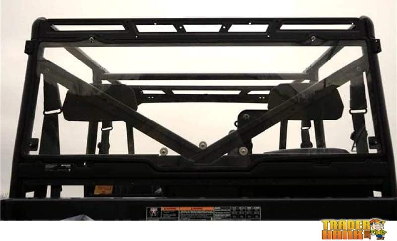 Polaris Ranger Diesel (Pro-Fit) Clear Polycarbonate Rear Windshield | UTV ACCESSORIES - Free Shipping