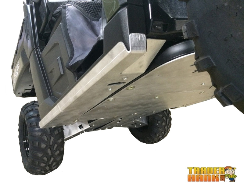 Polaris Ranger Diesel Ricochet 2-Piece Aluminum Rock Slider Skid Plates | Ricochet Skid Plates - Free Shipping
