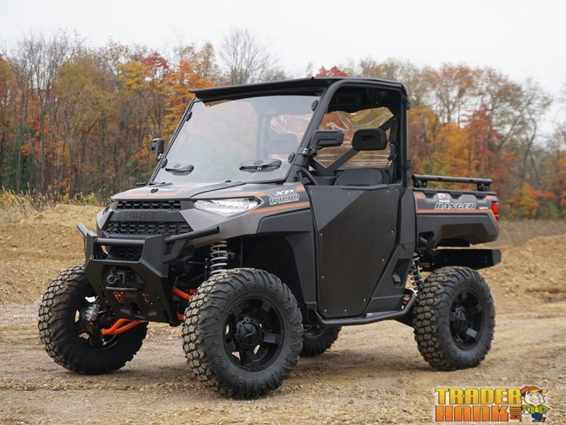 2015-2016 Polaris Ranger Full Size 570 Crew Venting Windshield With Tool-Less-Rapid-Release Mounting System | UTV ACCESSORIES - Free 
