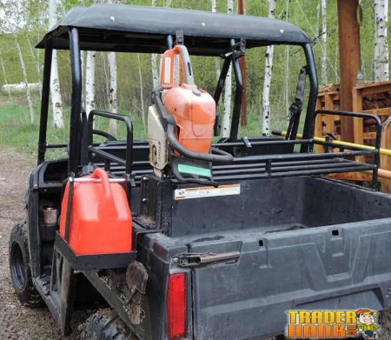 Polaris Ranger Spare Fuel with Integrated Chainsaw Mount