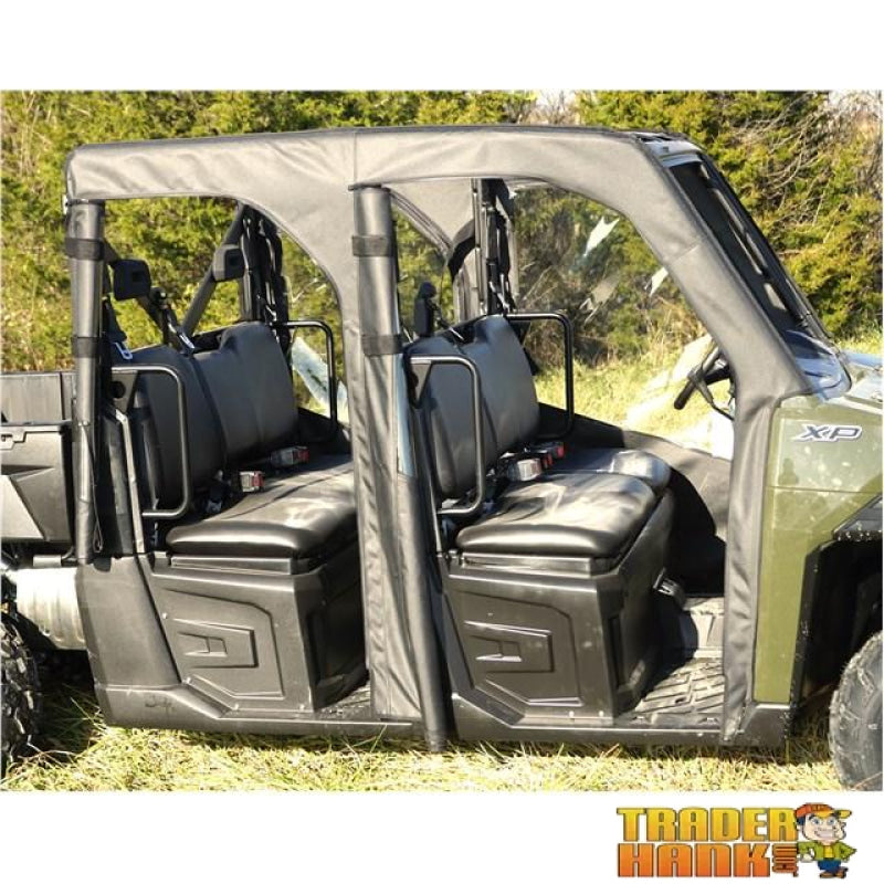 2017-2018 Polaris Ranger XP 1000 Crew Full Cab Enclosure with Aero-Vent Lexan Windshield | UTV ACCESSORIES - Free Shipping