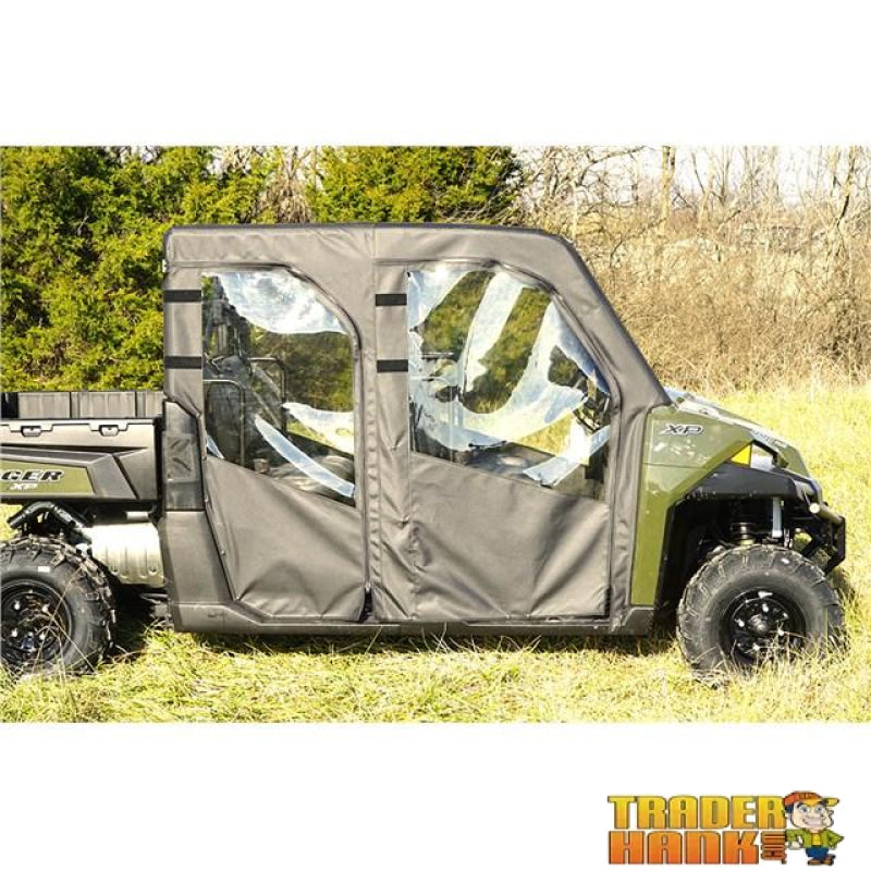 2017-2018 Polaris Ranger XP 1000 Crew Full Cab Enclosure with Aero-Vent Lexan Windshield | UTV ACCESSORIES - Free Shipping