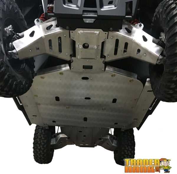 Polaris Ranger XP 1000 Trail Boss Ricochet 10-Piece Complete Aluminum or UHMW Skid Plate Set | UTV Skid Plates - Free shipping