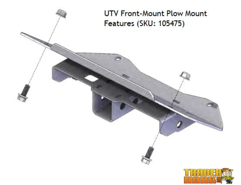 Polaris Ranger XP 900 KFI Snow Plow Kit | Free shipping