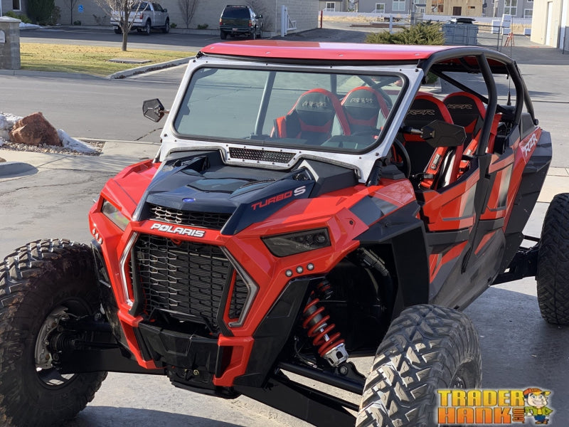 Polaris RZR 1000 and Turbo Glass Windshield for VENT RACING Roll Cage