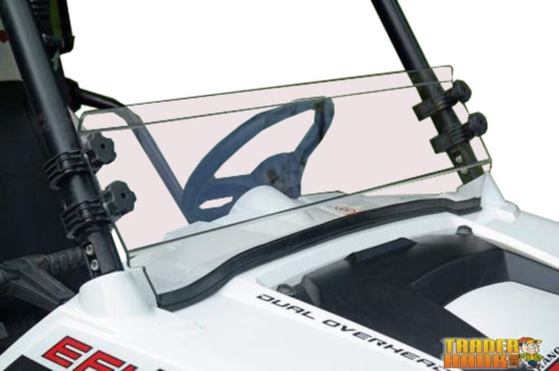 Polaris RZR 570/800/900 Half Windshield HC With Flip Clamps | UTV ACCESSORIES - Free shipping
