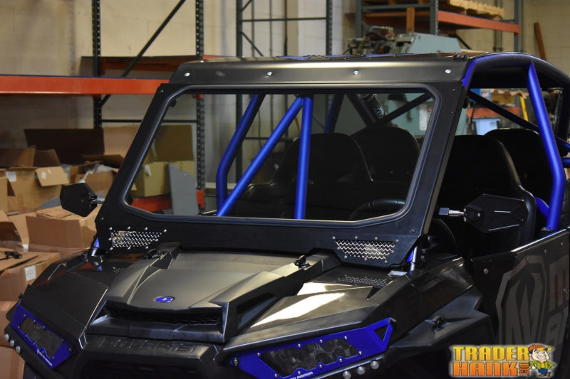 Polaris RZR 900/1000 and Turbo Full Glass Windshield for CAGEWRX Super Shorty Cage | UTV ACCESSORIES - Free shipping