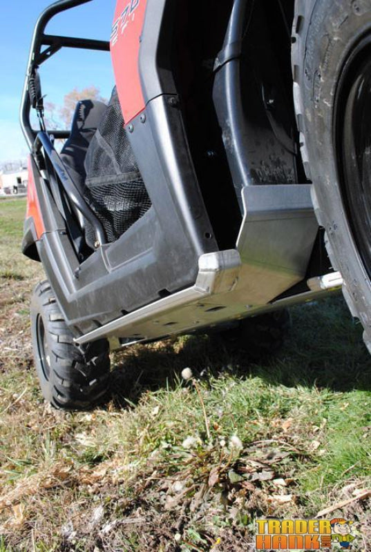 Polaris RZR-S 800 Ricochet 2-Piece Aluminum Rock Slider and Floorboard Guards | Ricochet Skid Plates - Free Shipping