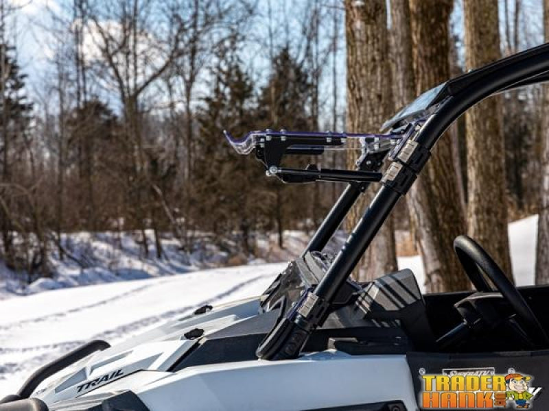 Polaris RZR Trail 900 Scratch-Resistant Flip Windshield | SUPER ATV WINDSHIELDS - Free shipping
