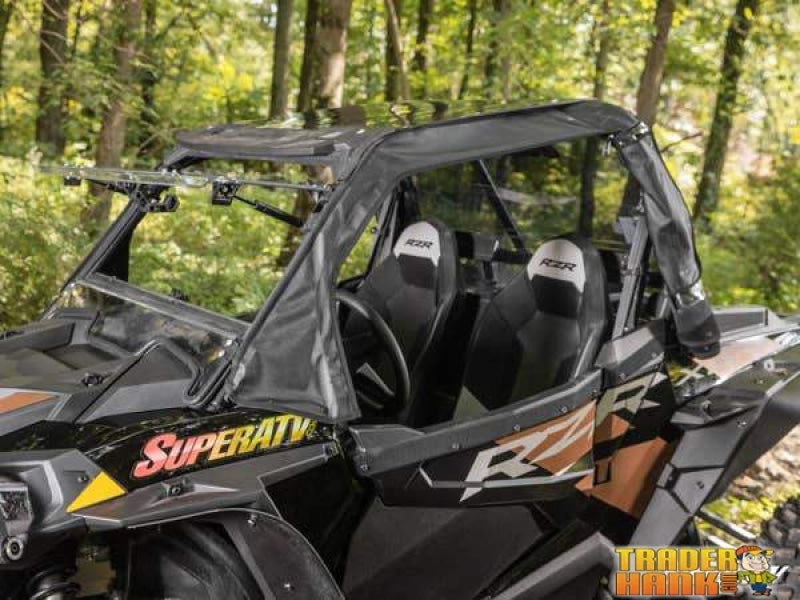 Polaris RZR XP Turbo Primal Soft Cab Enclosure Upper Doors | Super ATV Doors - Free shipping