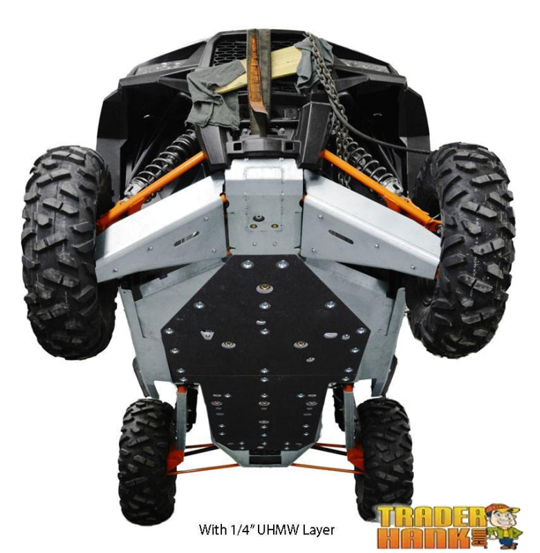 Polaris RZR XP 1000 Ricochet 10-Piece Complete Aluminum or UHMW Skid Plate Set | Polaris RZR 1000 Skid Plates - Free Shipping