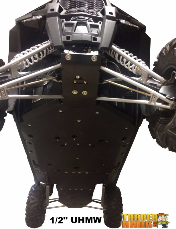 Polaris RZR XP-4 1000 Ricochet 5-Piece Aluminum Full Frame Skid Plate Set | Ricochet Skid Plates - Free Shipping