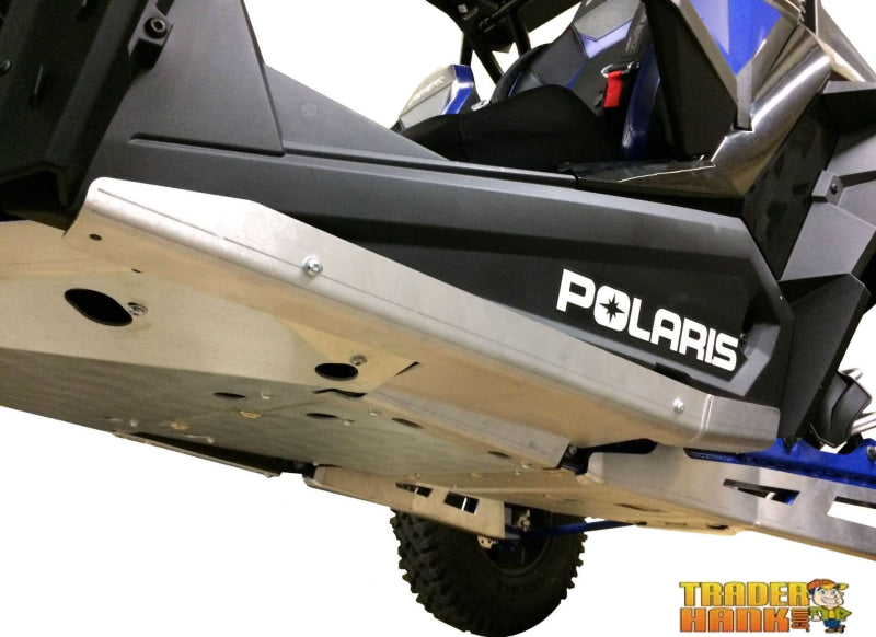 Polaris RZR XP Turbo S Ricochet 10-Piece Complete Aluminum or UHMW Skid Plate Set | Ricochet Skid Plates - Free Shipping