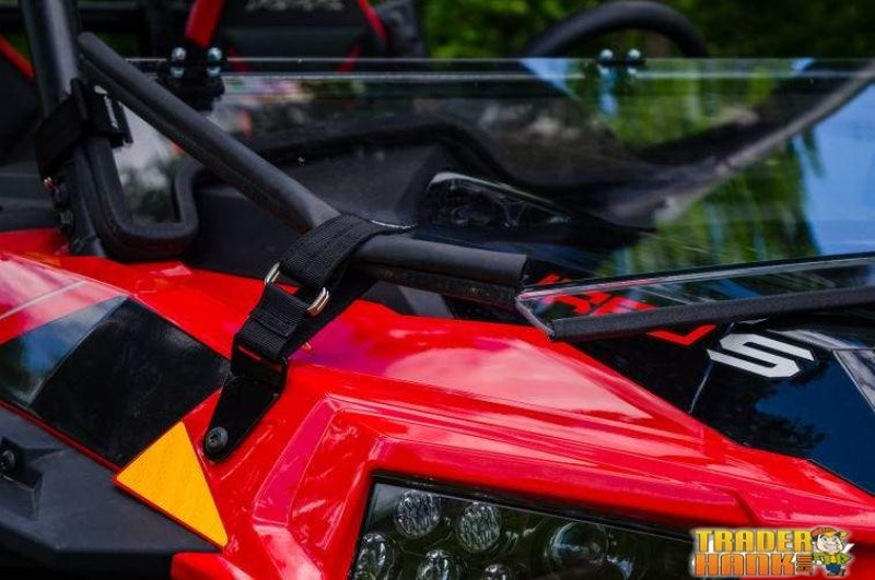 Polaris RZR XP Turbo S Scratch Resistant Flip Down Windshield | SUPER ATV WINDSHIELDS - Free Shipping