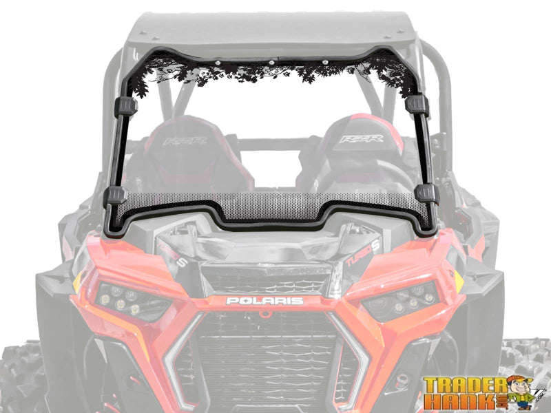 Polaris RZR XP Turbo S Scratch-Resistant Full Windshield | SUPER ATV WINDSHIELDS - Free shipping