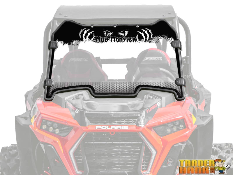 Polaris RZR XP Turbo S Scratch-Resistant Full Windshield | SUPER ATV WINDSHIELDS - Free shipping