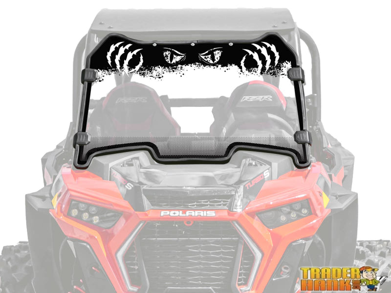 Polaris RZR XP Turbo S Scratch-Resistant Full Windshield | SUPER ATV WINDSHIELDS - Free shipping