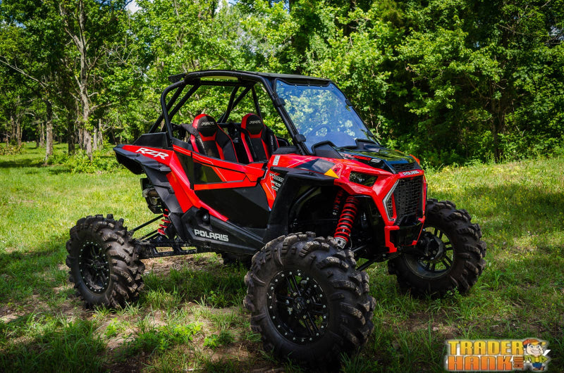 Polaris RZR XP Turbo S Scratch-Resistant Full Windshield | SUPER ATV WINDSHIELDS - Free shipping