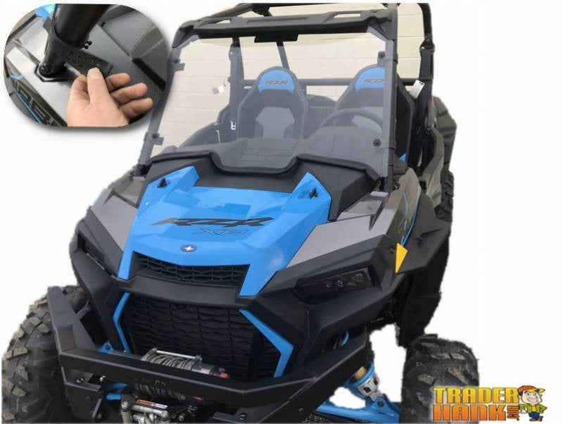 2019-2020 RZR XP1000/Turbo Hard Coated Full Windshield with Fast Straps | UTV ACCESSORIES - Free Shipping