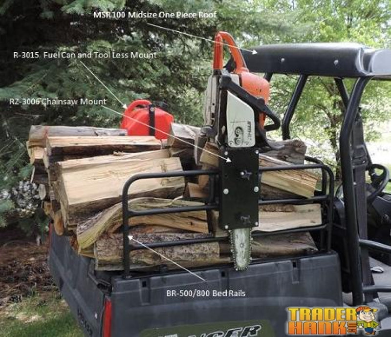 Rack Mount Chainsaw Bracket | UTV ACCESSORIES - Free Shipping