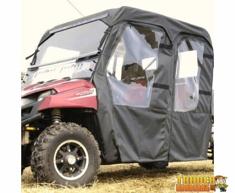 Ranger Diesel Crew (Round Tube) Full Cab Enclosure with Aero - Vent Windshield | Free shipping