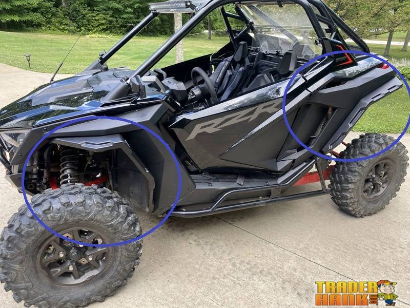 RZR PRO XP Fender Flare Set (front and rear) | Polaris RZR Bumpers - Free shipping