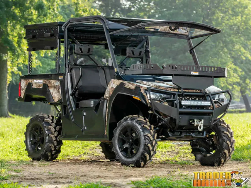 Tracker 800SX Scratch-Resistant Flip Windshield | UTV Accessories - Free shipping