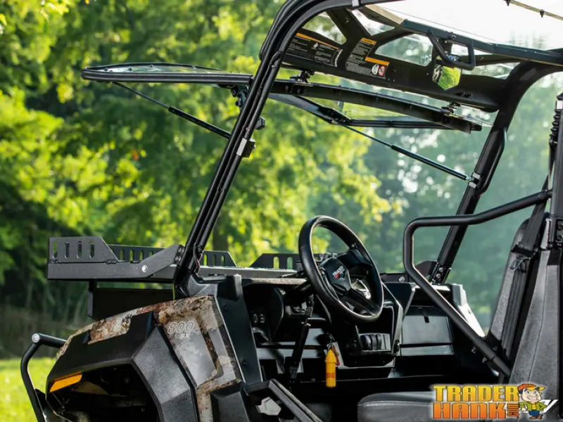Tracker 800SX Scratch-Resistant Flip Windshield | UTV Accessories - Free shipping