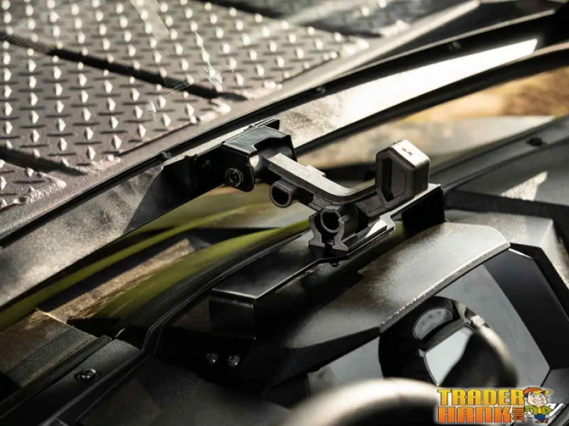 Tracker 800SX Scratch-Resistant Flip Windshield | UTV Accessories - Free shipping