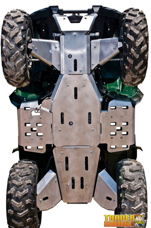 Yamaha Grizzly 700 Ricochet 10-Piece Complete Aluminum Skid Plate Set | Ricochet Skid Plates - Free Shipping