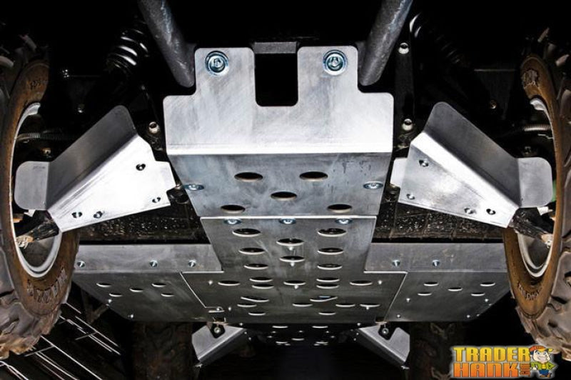 Yamaha Rhino 450 and 660 Ricochet 7-Piece Complete Aluminum Skid Plate Set | UTV Skid Plates - Free shipping